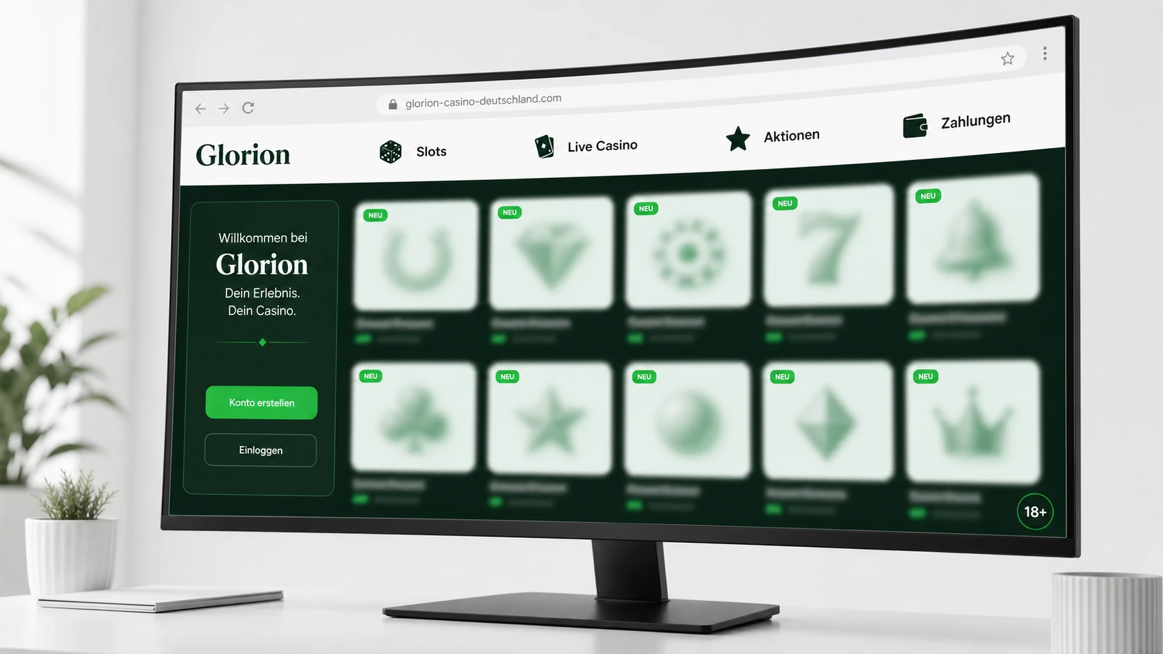 Das Glorion Online Casino auf einen Blick
