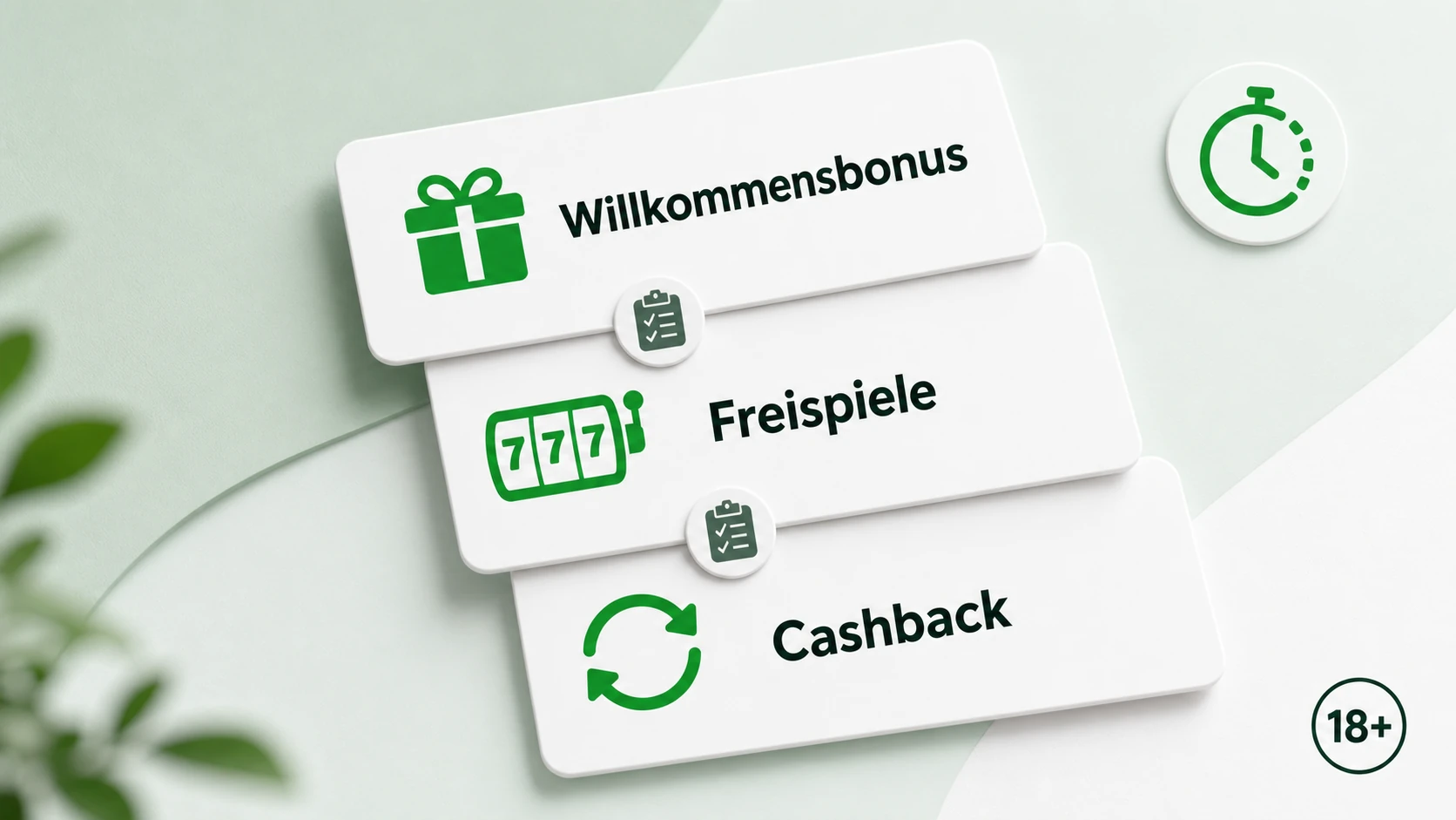 Bonusangebote und Bedingungen